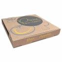 Boîtes à pizza à coins droits 26 X 26 X 3,5 cm - par 100