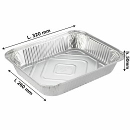 Plat aluminium refermable 3240 ml (PG 3500) - par 320
