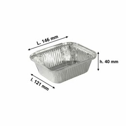 Barquette aluminium refermable 450 ml (BO 500) - par 100