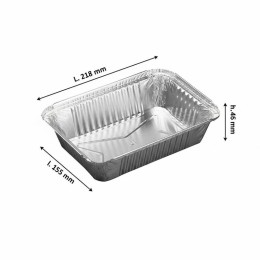 Plat aluminium refermable 1060 ml (BO 1100) - par 100