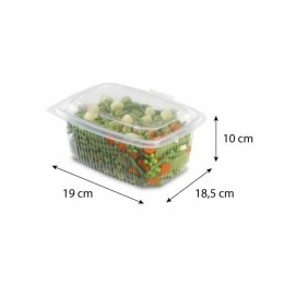 Barquette plastique transparente avec couvercle Ondipack 1800 ml - par 300