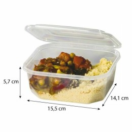 Barquette plastique transparente avec couvercle 750 ml - par 288