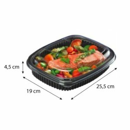 Barquette plastique noire Cookipack 1250 ml - par 320