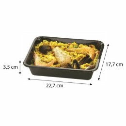 Barquette plastique CPET noire scellable 1000 ml - par 320