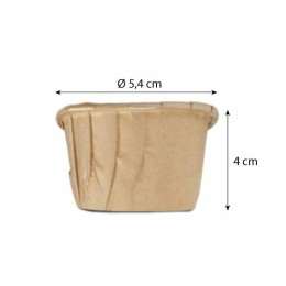 Pot à sauce papier écru 100 ml  - par 100