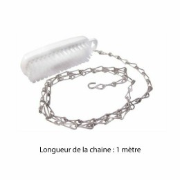Chaine inox pour brosse à ongles - à l'unité