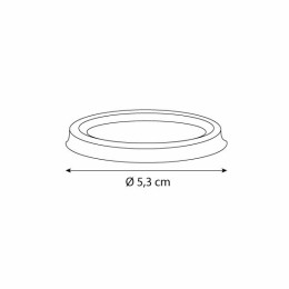 Couvercle plastique transparent pour pots à sauce plastique chaud 25 et 50 ml - par 100