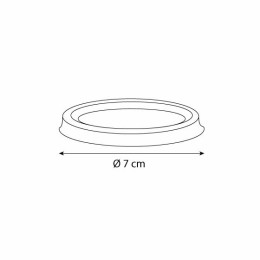 Couvercle plastique transparent pour pots à sauce plastique chaud 80 et 100 ml - par 100