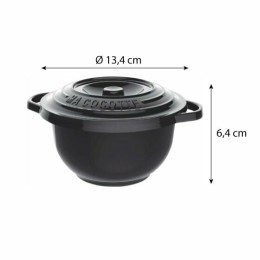 Cocotte plastique noire 550 ml - par 25