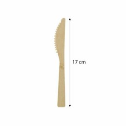 Couteau jetable bambou 17 cm - par 100