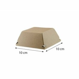 Couvercle carton pour assiette carrée carton 10 x 10 cm - par 200