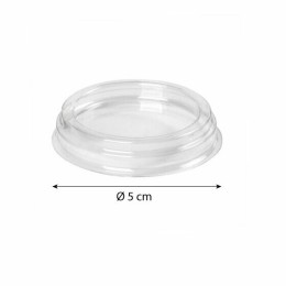 Couvercle plastique pot à sauce papier 30 ml - par 100