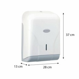 Distributeur essuie-mains professionnel blanc - à l'unité