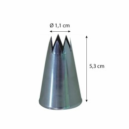 Douille cannelée 8 dents Ø 1,1 cm (D8) en inox - à l'unité