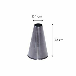 Douille unie Ø 1 cm en inox - à l'unité