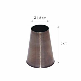 Douille unie Ø 1,8 cm en inox - à l'unité