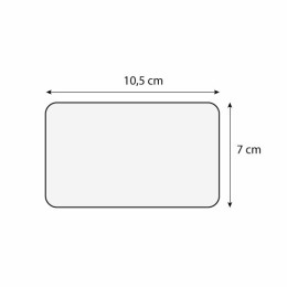 Étiquette prix à pique et à tournette pour boucherie "Deluxe" 10,5 x 7 cm - par 10