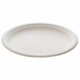 Assiette ronde en bagasse Ø 26 cm - par 50