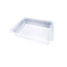 GUILLIN CAISSIPACK BT500 - Carton De 1500 Barquettes Charcuterie 500ml Transparent PS