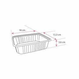Barquette plastique noire scellable PROchef 500 ml - par 300