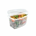 Barquette plastique transparente avec couvercle Pack Chaleur 450 ml - par 500