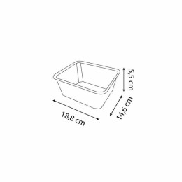 Barquette plastique blanche CARTY micro-ondable 1100 ml avec couvercle - par 100