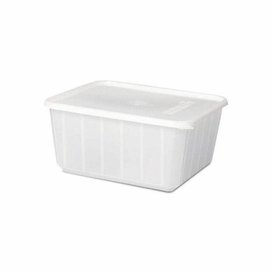 Boite Carty blanche avec couvercle 750 ml - par 200 Boite Carty blanche avec couvercle 750 ml - par 200