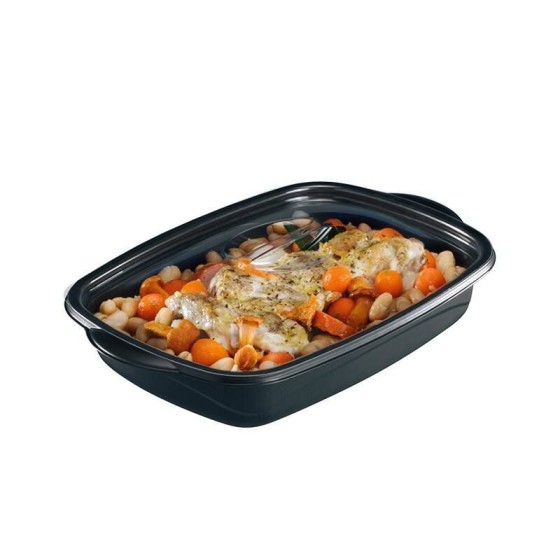 Boîte alimentaire plastique noire Marmipack®