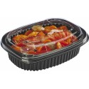 Barquette plastique noire 600 ml Cookipack - par 480