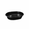 Barquette noire micro-ondable ovale 700 ml - par 280
