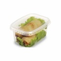 Barquette plastique transparente avec couvercle Pack Chaleur 200 ml - par 250