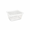 Barquette plastique transparente CARTY micro-ondable 450 ml avec couvercle - par 200