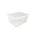 Barquette plastique transparente CARTY micro-ondable 750 ml avec couvercle - par 200