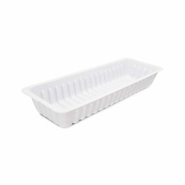 Barquette alimentaire blanche plastique