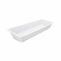 Barquette plastique blanche CAISSIPACK 2 pieds - par 250