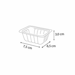 Barquette plastique charcutière 75 ml - par 500