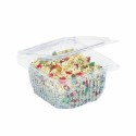 Barquette plastique transparente avec couvercle Optipack 1500 ml - par 240
