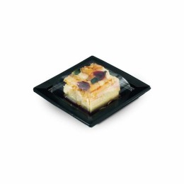 Boîte noire pour sushi QUADRIPACK 10,5 x 10,5 cm avec couvercle - par 50