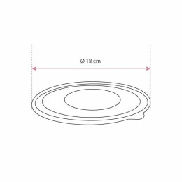 Couvercle plat pour saladier rond 750 ml - par 360
