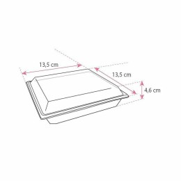 Boite plastique à salade FRESHIPACK transparente 300 ml avec couvercle  - par 540