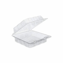 Barquette plastique transparente Patipack à couvercle 27,2 x 26,3 x 8,1 cm - par 160