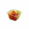 Boîte à salade plastique transparente Crudipack 500 ml - par 720