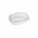 Barquette plastique transparente avec couvercle attenant Standipack 375 ml - par 500