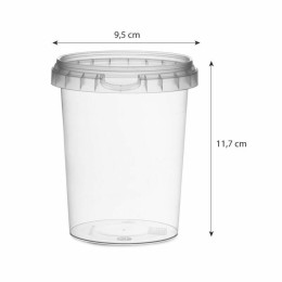 Pot rond avec fermeture de sécurité 520 ml - par 250
