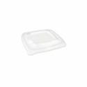 Couvercle carré PP pour saladiers bagasse 500 ml - par 300