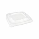 Couvercle carré PP pour saladiers bagasse 750 ml et 1000 ml - par 100