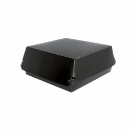 Boîte lunch box kraft noir 22,5 x 9 x 18 cm - par 50