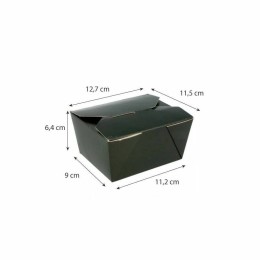 Boîte américaine kraft noire 780 ml - par 50