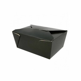 Boîte américaine kraft noire 1350 ml - par 50