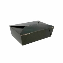 Boîte américaine kraft noire 2000 ml - par 50